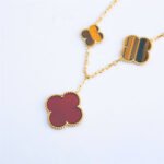 [Eternal Jewelry]CLOVER BRACELET 5 MOTIFS CARNELIAN TIGER EYE - 图片 4