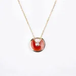 [Eternal Jewelry]AMULETTE GOLD CARNELIAN ONYX NECKLACE - 图片 2
