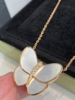 [Eternal Jewelry]BUTTERFLY GOLD MOP DIAMOND NECKLACE - 图片 7