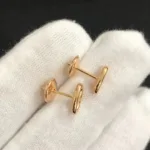 [Eternal Jewelry]CHAINE SMALL EARRINGS GOLD AND SILVER - 图片 5