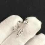 [Eternal Jewelry]CHAINE SMALL EARRINGS GOLD AND SILVER - 图片 7