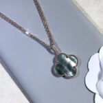[Eternal Jewelry]CLOVER 25MM GOLD DARK MOP BIG CLOVER NECKLACE - 图片 7