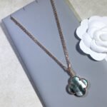 [Eternal Jewelry]CLOVER 25MM GOLD DARK MOP BIG CLOVER NECKLACE - 图片 8