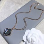 [Eternal Jewelry]CLOVER 25MM GOLD DARK MOP BIG CLOVER NECKLACE - 图片 9