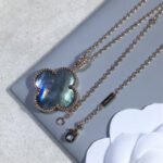 [Eternal Jewelry]CLOVER 25MM GOLD DARK MOP BIG CLOVER NECKLACE - 图片 11