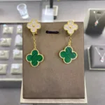[Eternal Jewelry]CLOVER  2 MOTIFS  DIAMOND  EARRINGS (MULTIPLE CHOICES?¡ä