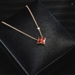 [Eternal Jewelry]STAR NECKLACE PINK GOLD 1 DIAMOND - 图片 4