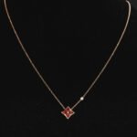 [Eternal Jewelry]STAR NECKLACE PINK GOLD 1 DIAMOND - 图片 5