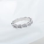 [Eternal Jewelry]SERPENTI RING SILVER DIAMOND PAVED 3MM - 图片 5