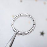 [Eternal Jewelry]SERPENTI RING SILVER DIAMOND PAVED 3MM - 图片 7