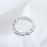 [Eternal Jewelry]SERPENTI RING SILVER DIAMOND PAVED 3MM - 图片 10