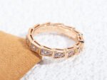 [Eternal Jewelry]SERPENTI RING PINK GOLD DIAMOND PAVED 3MM - 图片 9