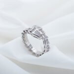 [Eternal Jewelry]SERPENTI RING SILVER DIAMOND PAVED 4MM - 图片 3