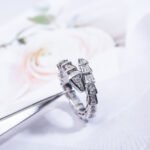 [Eternal Jewelry]SERPENTI RING SILVER DIAMOND PAVED 4MM - 图片 9