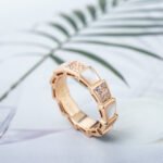 [Eternal Jewelry]SERPENTI RING PINK GOLD MOP DIAMOND PAVED 4MM - 图片 6