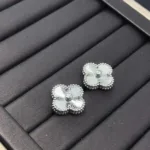 [Eternal Jewelry]CLOVER MINI 9.5MM LASER EARRINGS - 图片 3