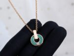 [Eternal Jewelry]GARI NECKLACE PINK GOLD MALACHITE - 图片 4
