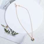 [Eternal Jewelry]GARI NECKLACE PINK GOLD MALACHITE - 图片 6