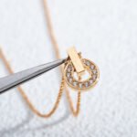 [Eternal Jewelry]GARI NECKLACE PINK GOLD DIAMOND - 图片 5