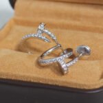 [Eternal Jewelry]JUSTE EARRINGS 12.75MM SILVER DIAMOND - 图片 5