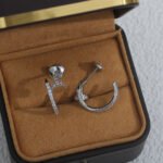 [Eternal Jewelry]JUSTE EARRINGS 12.75MM SILVER DIAMOND - 图片 7
