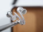 [Eternal Jewelry]JUSTE EARRINGS 12.75MM SILVER DIAMOND - 图片 8