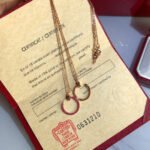 [Eternal Jewelry]JUSTE NECKLACE GOLD RED DIAMONDS - 图片 4