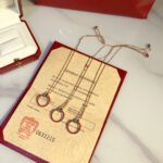 [Eternal Jewelry]JUSTE NECKLACE GOLD RED DIAMONDS - 图片 6