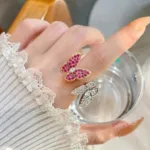 [Eternal Jewelry]TWIN BUTTERFLY DIAMOND RING - 图片 4