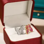 [Eternal Jewelry]TWIN BUTTERFLY DIAMOND RING - 图片 3