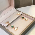 [Eternal Jewelry]DREAM EARRINGS 3 MOTIFS MALACHITE MOP PINK GOLD - 图片 4