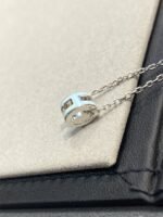 [Eternal Jewelry]POP H LIGHT BLUE NECKLACE - 图片 5