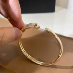 [Eternal Jewelry]PANTHERE GOLD DIAMOND OPEN BRACELET - 图片 5