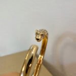 [Eternal Jewelry]PANTHERE GOLD DIAMOND OPEN BRACELET - 图片 7