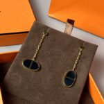 [Eternal Jewelry]CHAINE VERSO BLACK CERAMIC EARRINGS - 图片 6