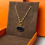 [Eternal Jewelry]CHAINE VERSO BLACK CERAMIC NECKLACE - 图片 3