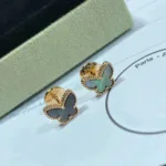 [Eternal Jewelry]BUTTERFLY DARK MOP  EARRINGS - 图片 5