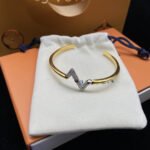 [Eternal Jewelry]VOLTE UPSITE DOWN DIAMOND GOLD OPEN BRACELET - 图片 2