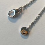 [Eternal Jewelry]ZERO 1 BLACK CERAMIC SILVER NECKLACE - 图片 7