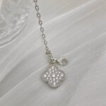 [Eternal Jewelry]CLOVER 5 MOTIFS SILVER DIAMONDS NECKLACE - 图片 7