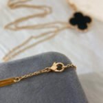 [Eternal Jewelry]CLOVER 25MM NECKLACE GOLD ONYX - 图片 5