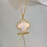 [Eternal Jewelry]CLOVER 25MM MOP LARGE PENDANT NECKLACE - 图片 4