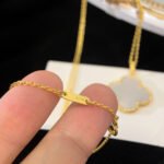 [Eternal Jewelry]CLOVER 25MM MOP LARGE PENDANT NECKLACE - 图片 6