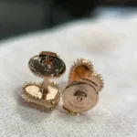 [Eternal Jewelry]HEART CARNELIAN STUD EARRINGS - 图片 8