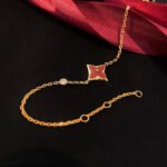 [Eternal Jewelry]COLOR STAR CARNELIAN PINK GOLD DIAMOND BRACELET - 图片 2