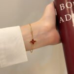 [Eternal Jewelry]COLOR STAR CARNELIAN PINK GOLD DIAMOND BRACELET - 图片 8