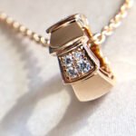 [Eternal Jewelry]SERPENTI PEDANT DIAMOND PINK GOLD NECKLACE - 图片 4