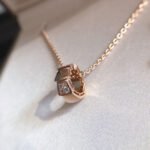 [Eternal Jewelry]SERPENTI PEDANT DIAMOND PINK GOLD NECKLACE - 图片 3