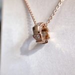 [Eternal Jewelry]SERPENTI PEDANT DIAMOND PINK GOLD NECKLACE