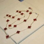 [Eternal Jewelry]CLOVER 20 MOTIFS CARNELIAN NECKLACE - 图片 4
